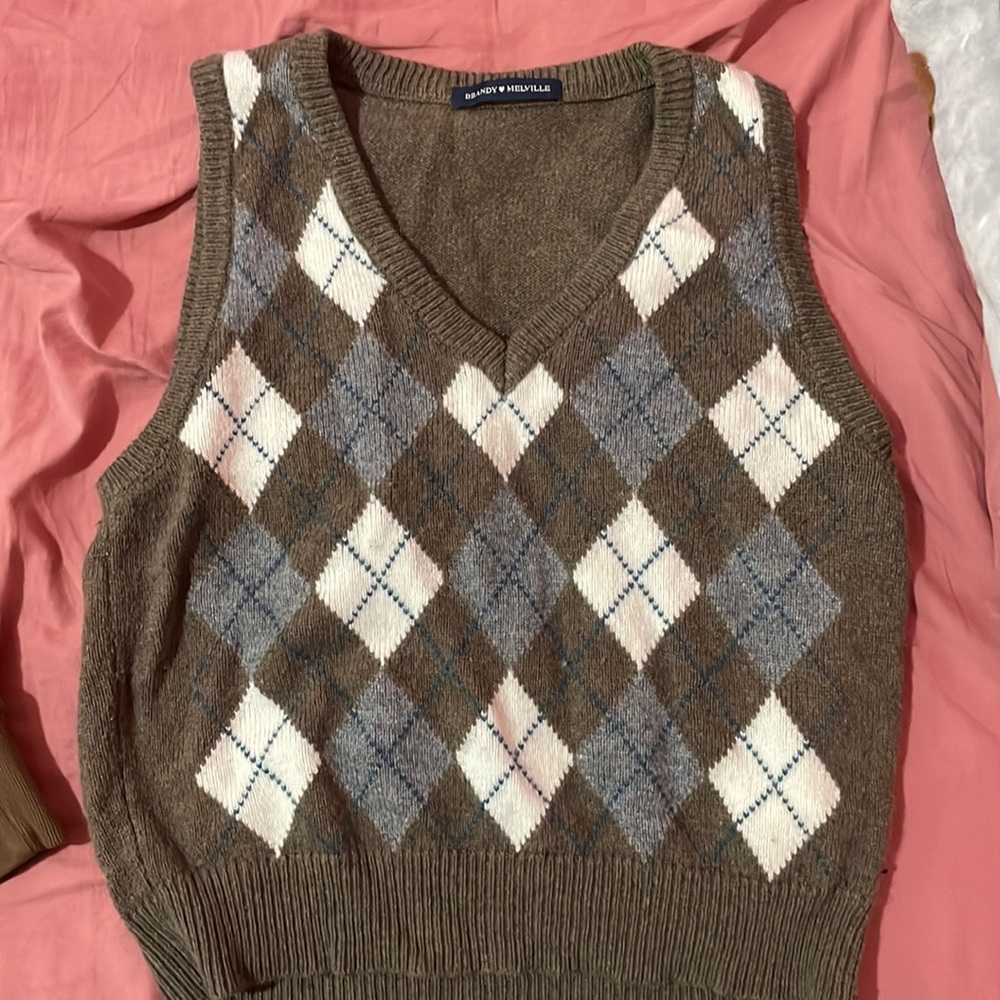 Brandy Melville brown vest